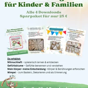 Präventionsmaterial Kinder Download Bundle – Affenstarke Kinder Materialpaket für Kita, Schule & Familie